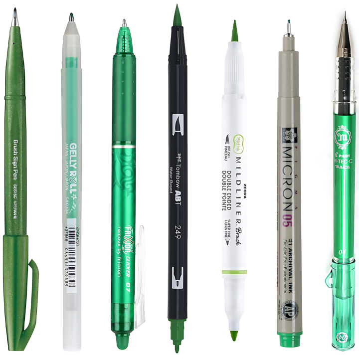 Sample kit Grønn i gruppen Selected / Sample kits hos Pen Store (sample09_set)