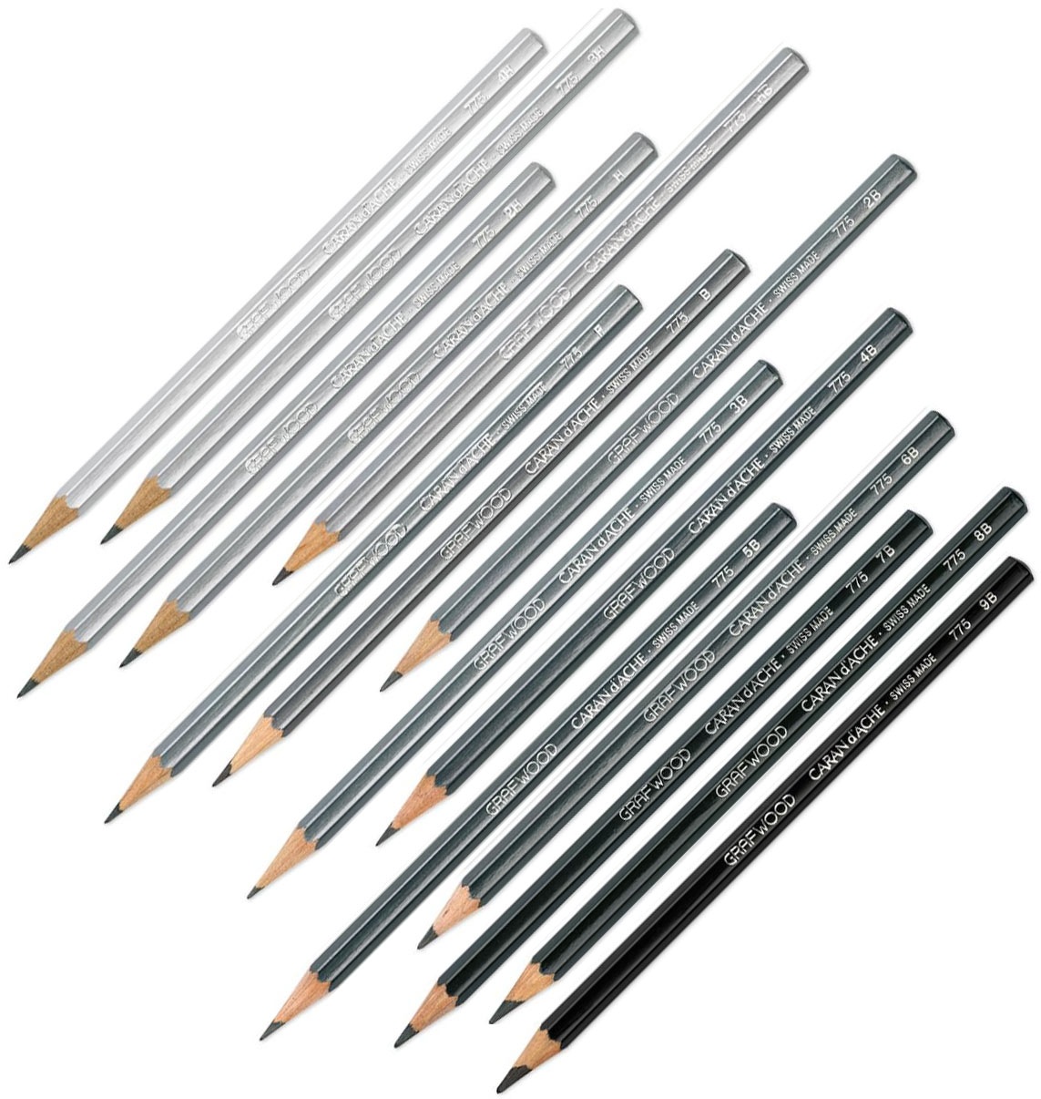 Grafwood Blyantpenn i gruppen Kunstnermateriell / Kritt og blyanter / Grafitt og blyant hos Voorcrea (100000_r)