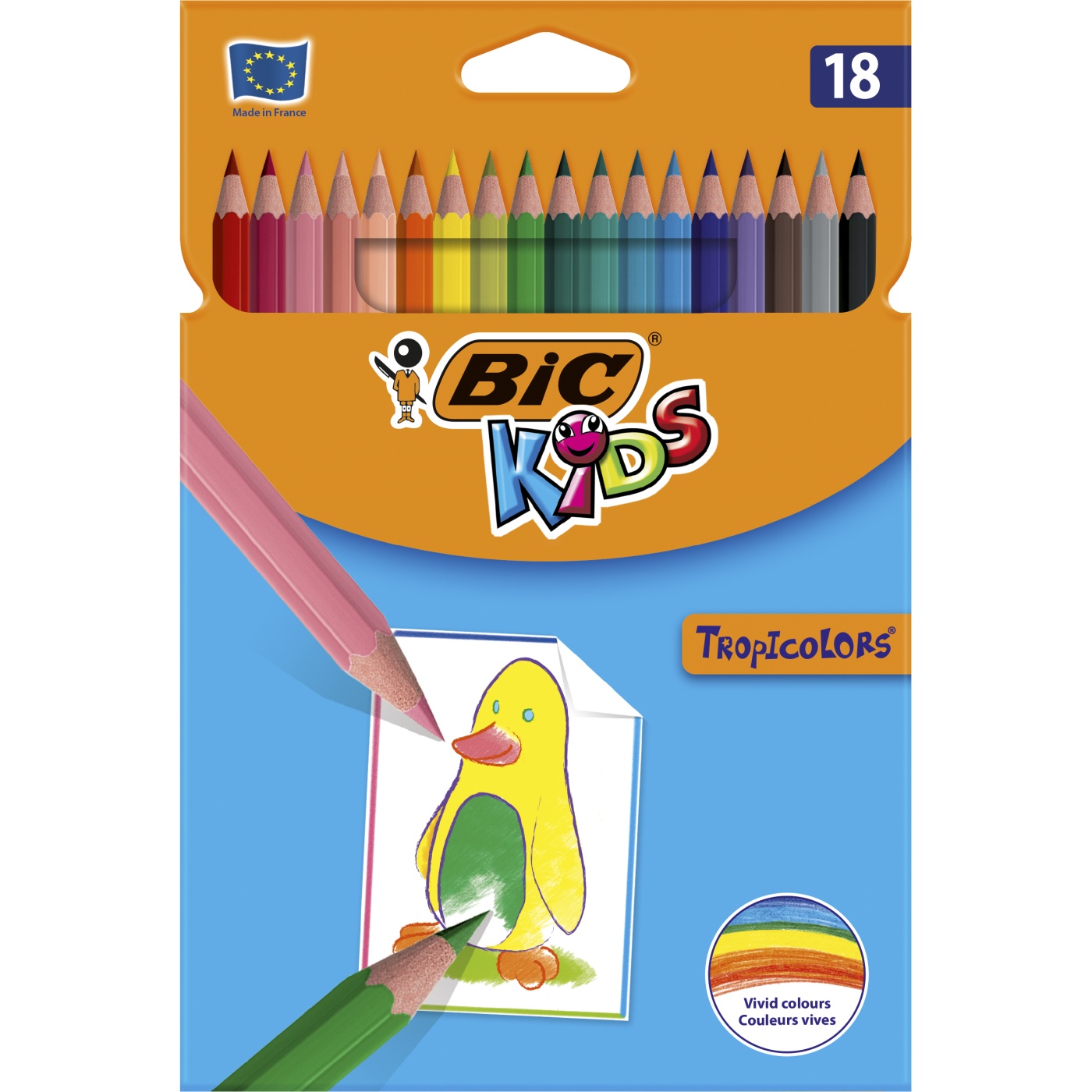 Kids Tropicolors Fargeblyanter 18-set i gruppen Kids / Barnepenner / 5 år+ hos Pen Store (100240)