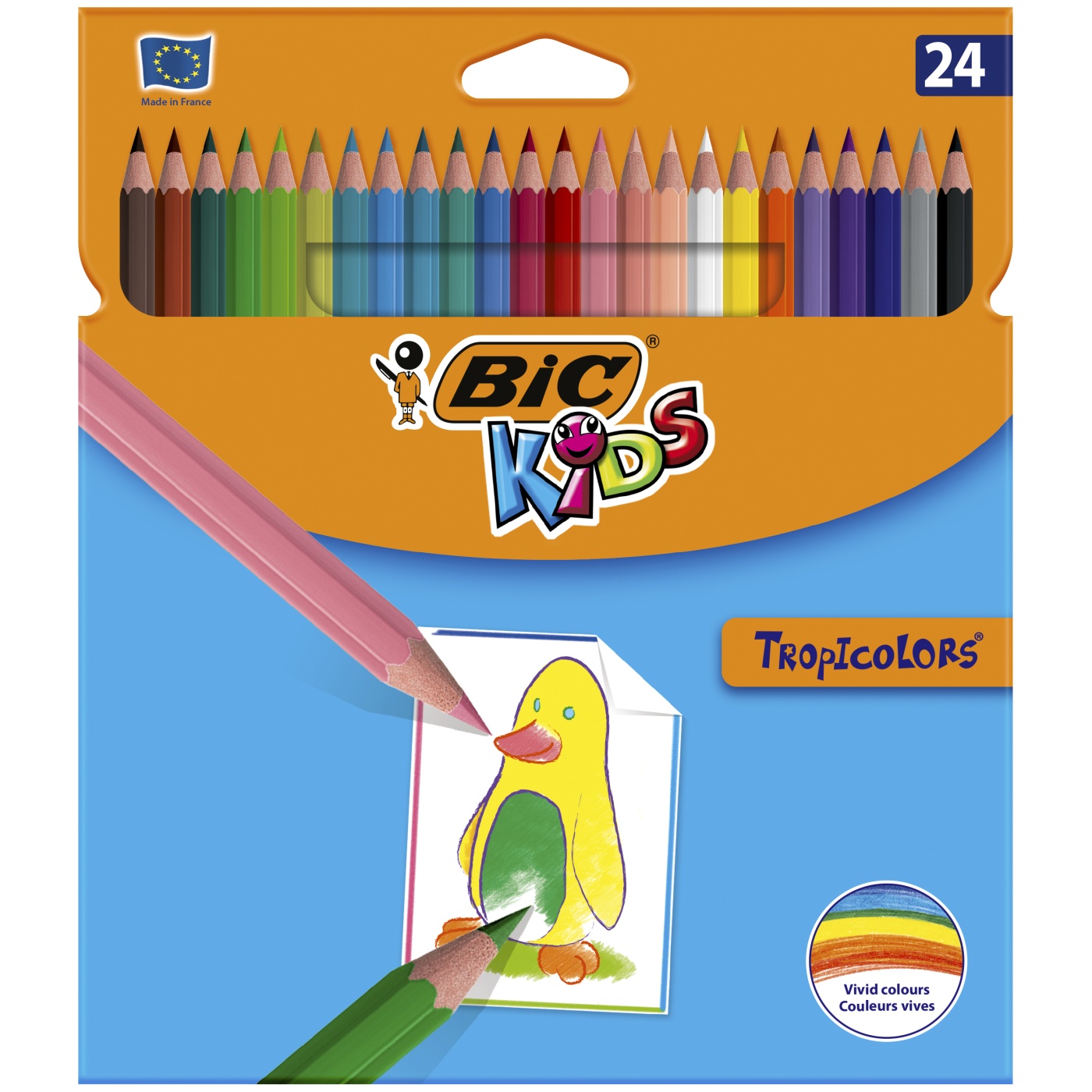 Kids Tropicolors Fargeblyanter 24-set i gruppen Kids / Barnepenner / Fargeblyanter for barn hos Pen Store (100241)