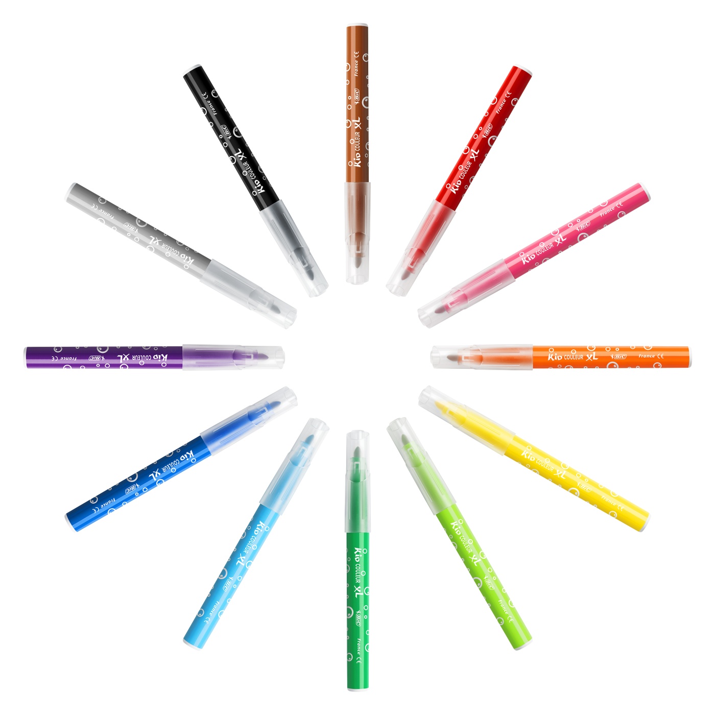 Kids Fiber-tip pens XL 12-set i gruppen Kids / Barnepenner / Tusjer for barn hos Pen Store (100248)