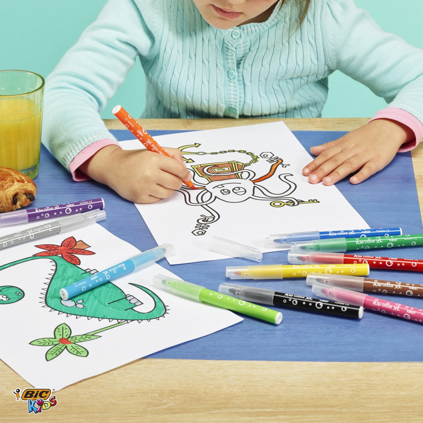 Kids Fiber-tip pens XL 12-set i gruppen Kids / Barnepenner / Tusjer for barn hos Pen Store (100248)