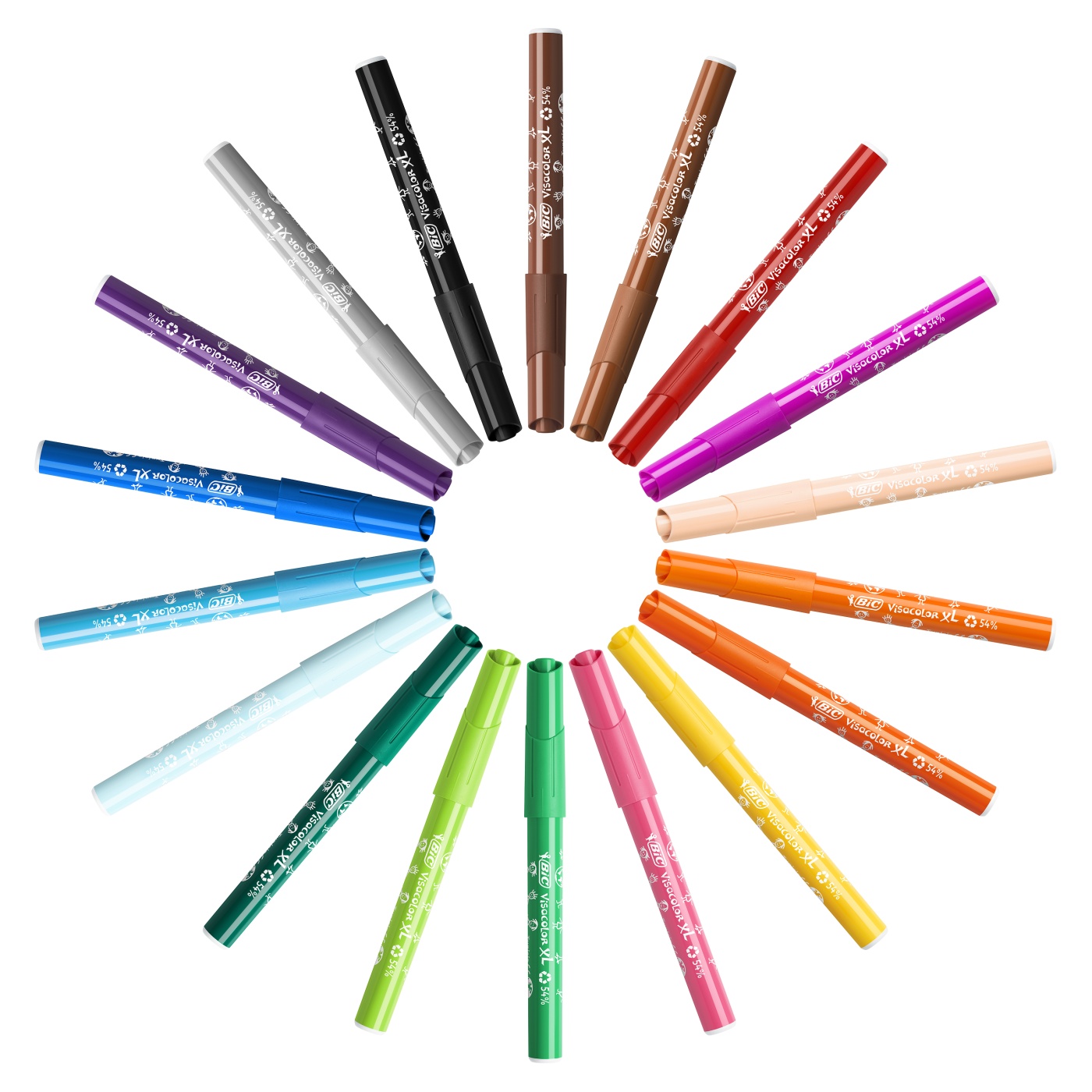 Kids Visacolor XL Fiber-tip pens 48-set i gruppen Kids / Barnepenner / 3 år+ hos Pen Store (100249)