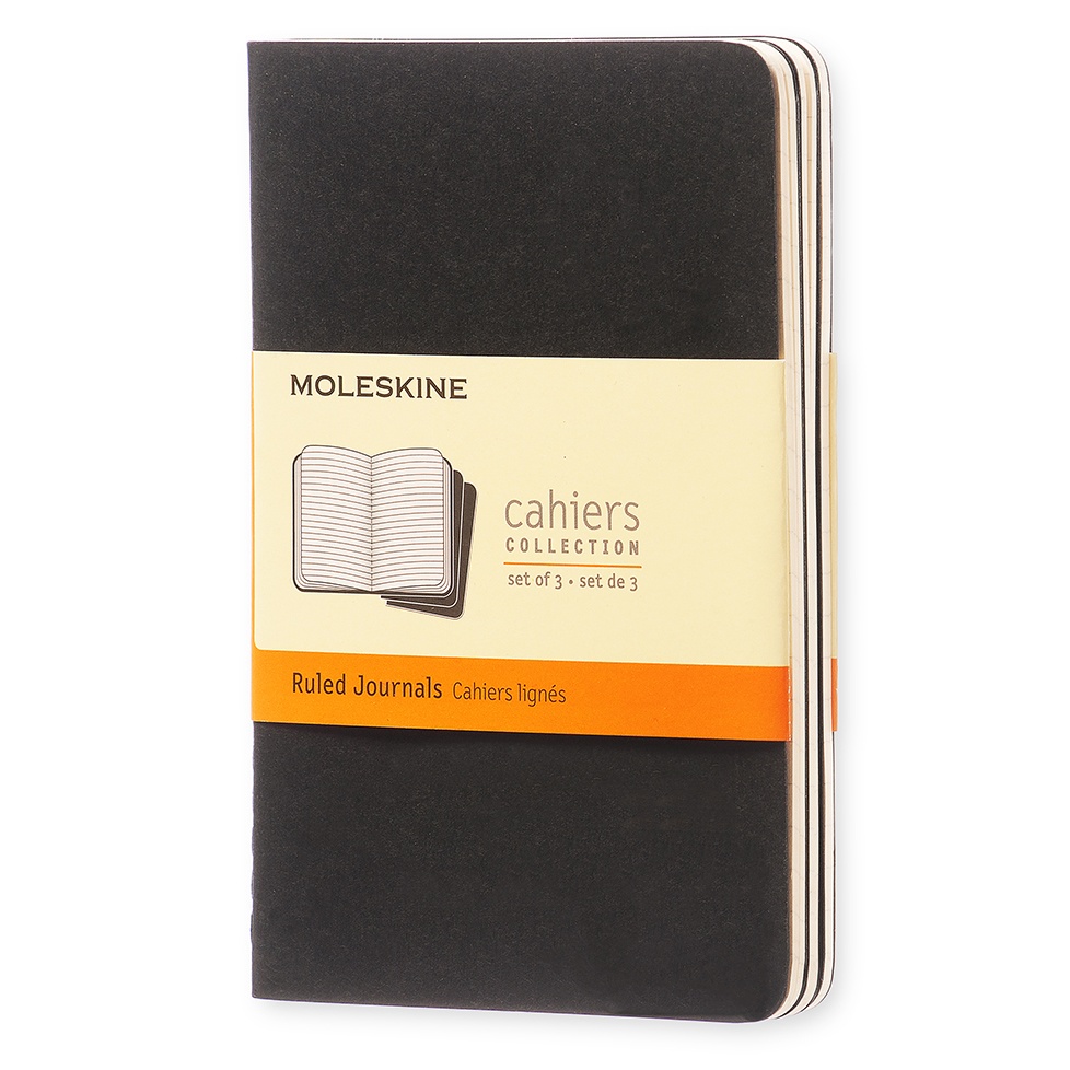 Cahier Pocket Black i gruppen  Papir & Blokk / Skrive og ta notater / Skriveblokker og hefter hos Voorcrea (100316_r)
