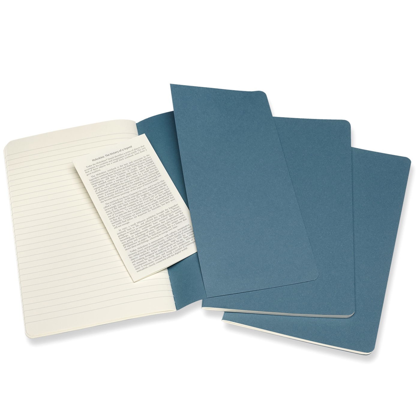 Cahier Large Brisk Blue Ruled i gruppen  Papir & Blokk / Skrive og ta notater / Skriveblokker og hefter hos Pen Store (100330)
