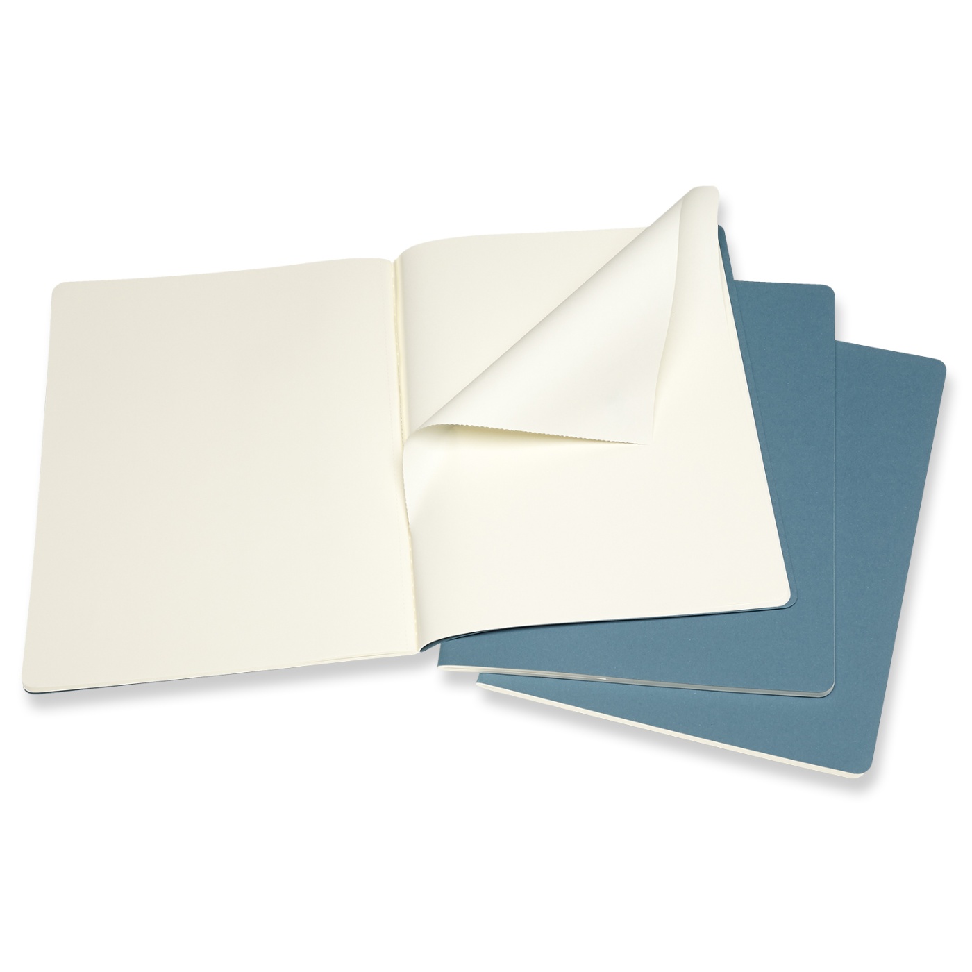 Cahier XL Brisk Blue Plain i gruppen  Papir & Blokk / Skrive og ta notater / Skriveblokker og hefter hos Pen Store (100331)