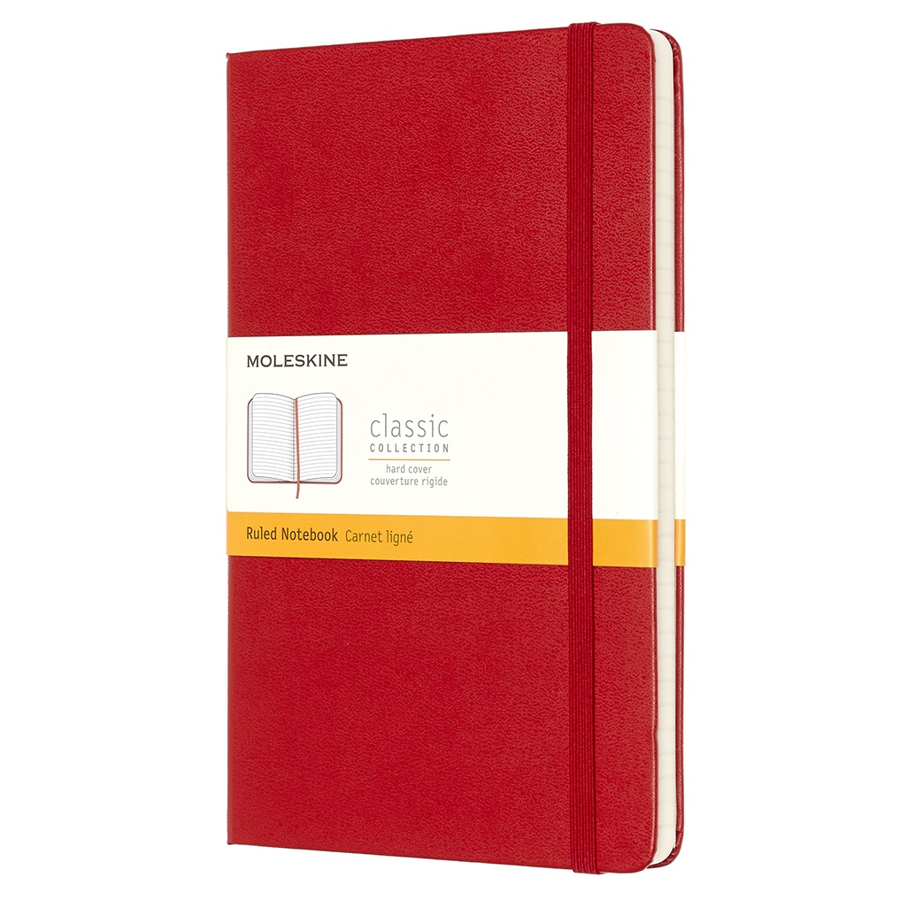 Classic Hardcover Large Red i gruppen  Papir & Blokk / Skrive og ta notater / Notisbøker hos Pen Store (100355_r)