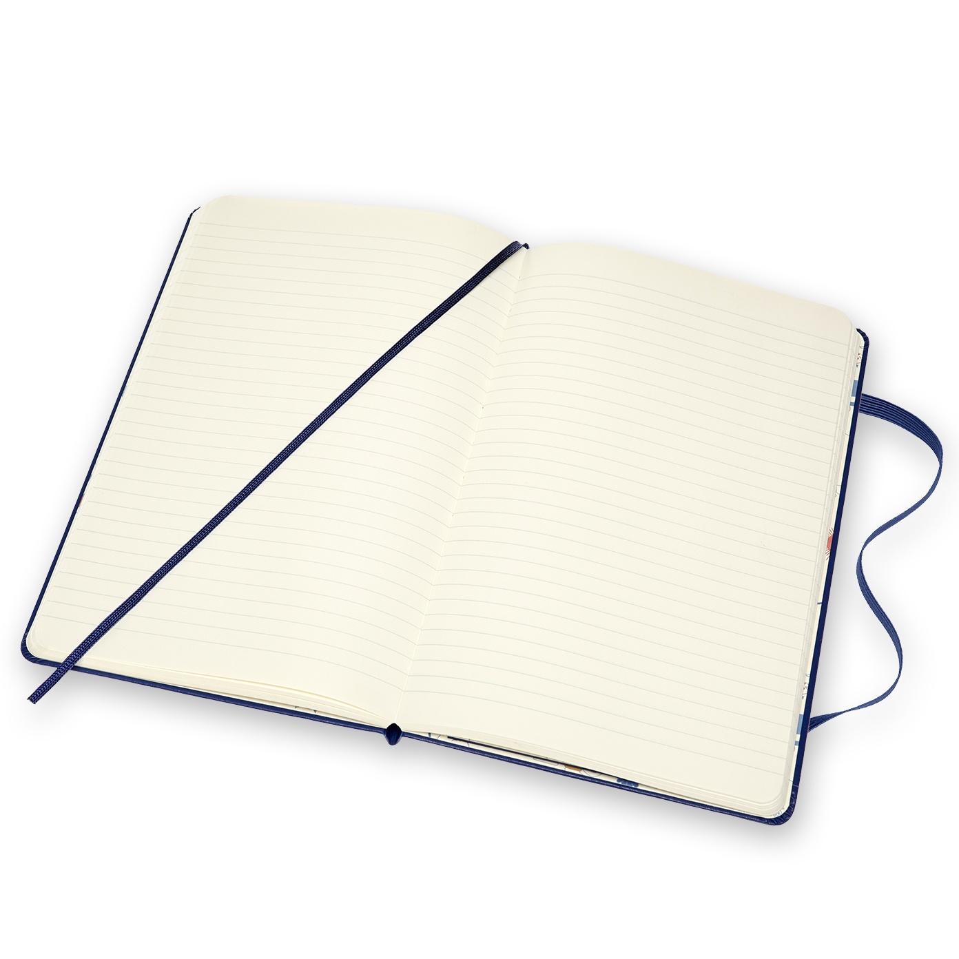 Hardcover Large Moomin Blue Ruled i gruppen  Papir & Blokk / Skrive og ta notater / Notatbøker hos Pen Store (100373)