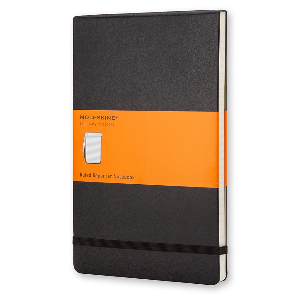 Reporter Hardcover Pocket Black Ruled i gruppen  Papir & Blokk / Skrive og ta notater / Notatbøker hos Pen Store (100374)