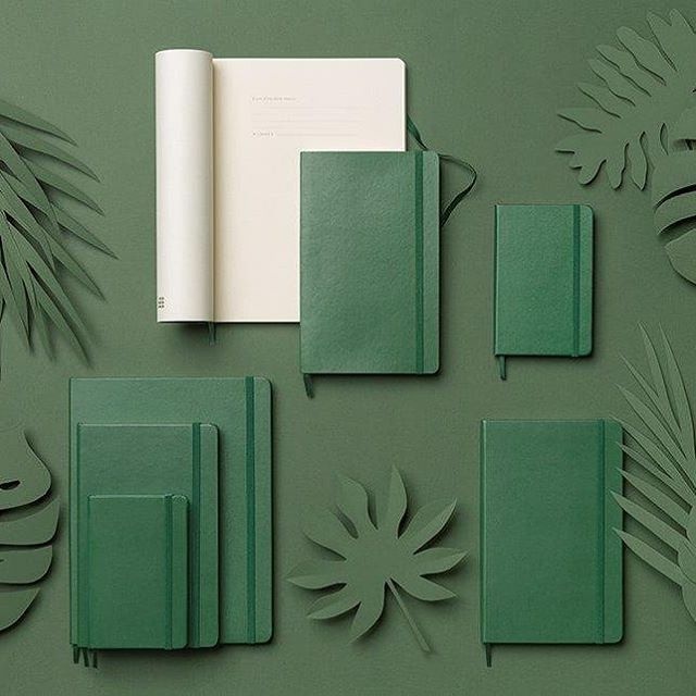Classic Soft Cover Large Myrtle Green i gruppen  Papir & Blokk / Skrive og ta notater / Notatbøker hos Pen Store (100392_r)