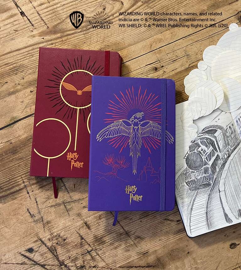 Hardcover Large Harry Potter Bordeaux Red i gruppen  Papir & Blokk / Skrive og ta notater / Notatbøker hos Pen Store (100402)