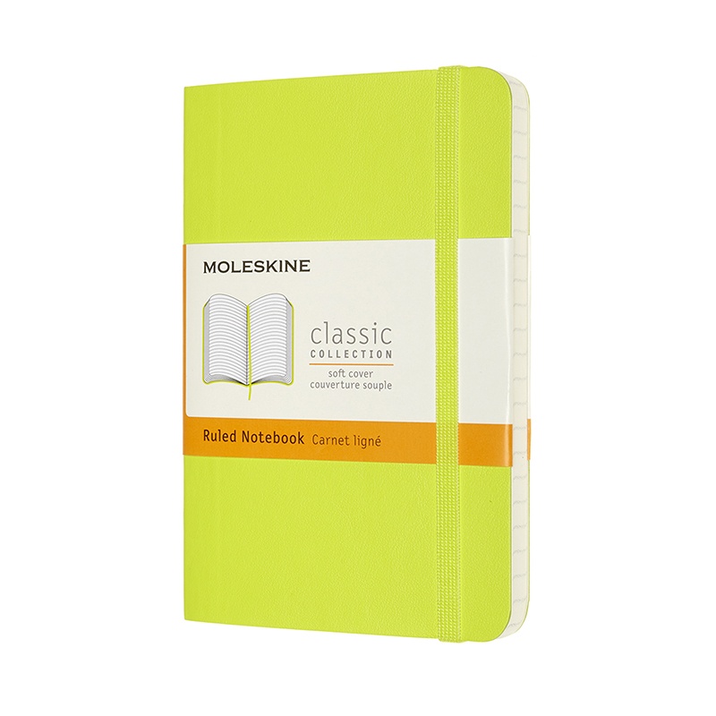 Classic Soft Cover Pocket Lemon Green i gruppen  Papir & Blokk / Skrive og ta notater / Notisbøker hos Pen Store (100422_r)