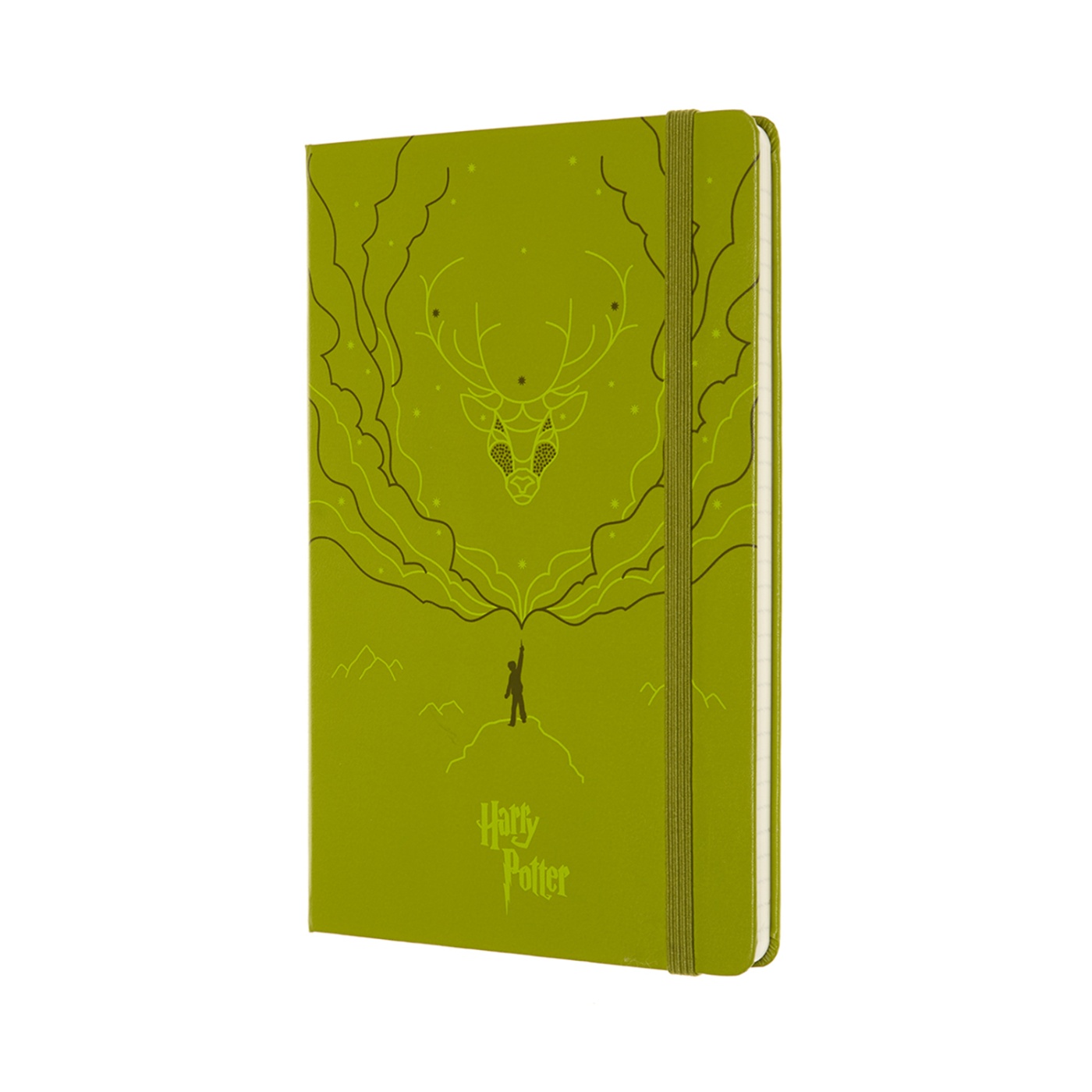 Hardcover Large Harry Potter Olive i gruppen  Papir & Blokk / Skrive og ta notater / Notisbøker hos Pen Store (100466)