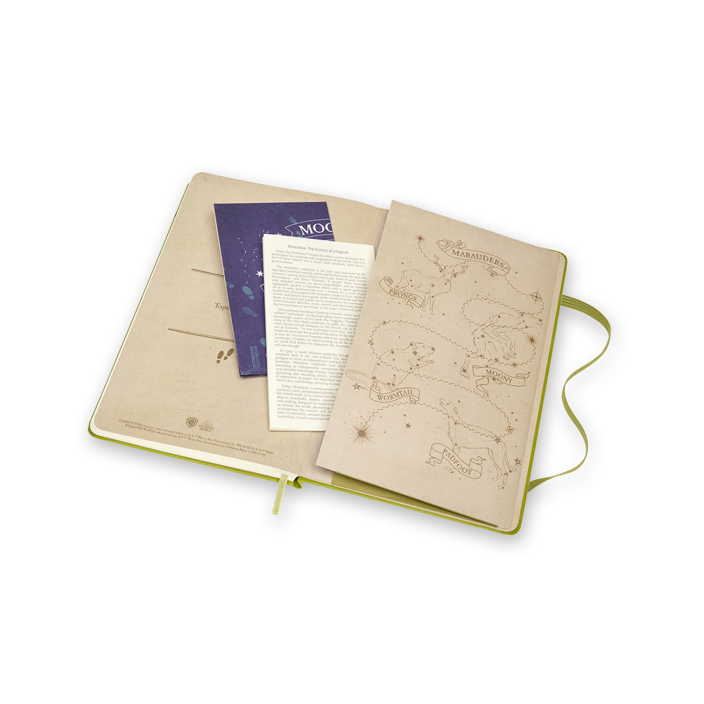 Hardcover Large Harry Potter Olive i gruppen  Papir & Blokk / Skrive og ta notater / Notisbøker hos Pen Store (100466)