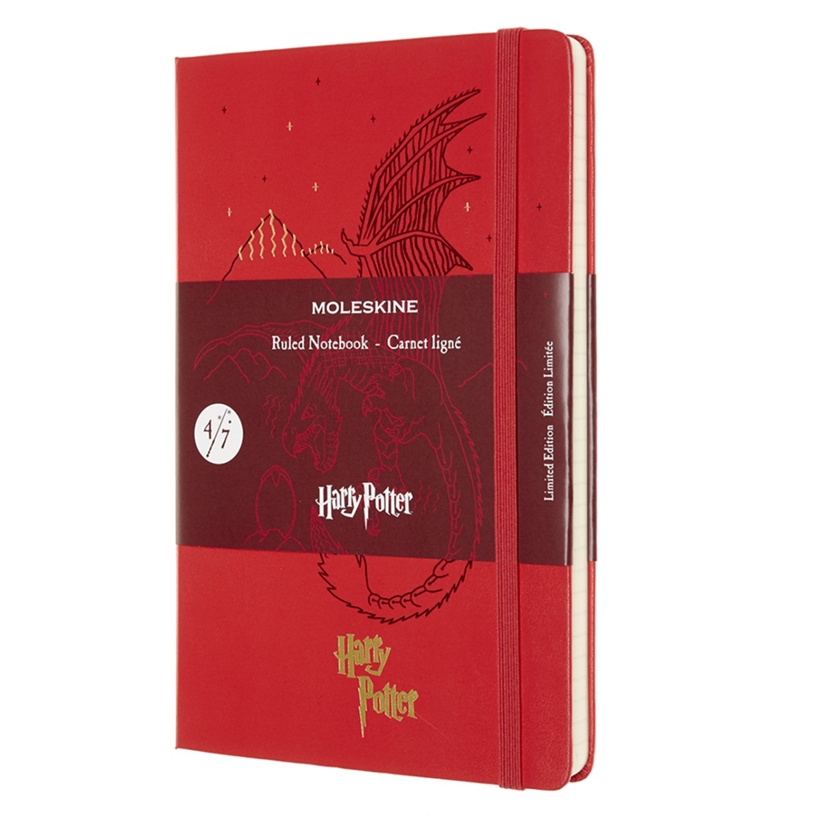 Hardcover Large Harry Potter Red i gruppen  Papir & Blokk / Skrive og ta notater / Notatbøker hos Pen Store (100467)