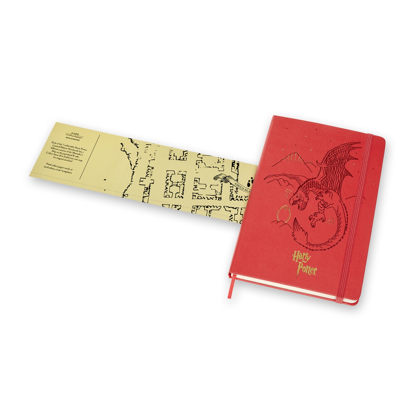 Hardcover Large Harry Potter Red i gruppen  Papir & Blokk / Skrive og ta notater / Notisbøker hos Voorcrea (100467)