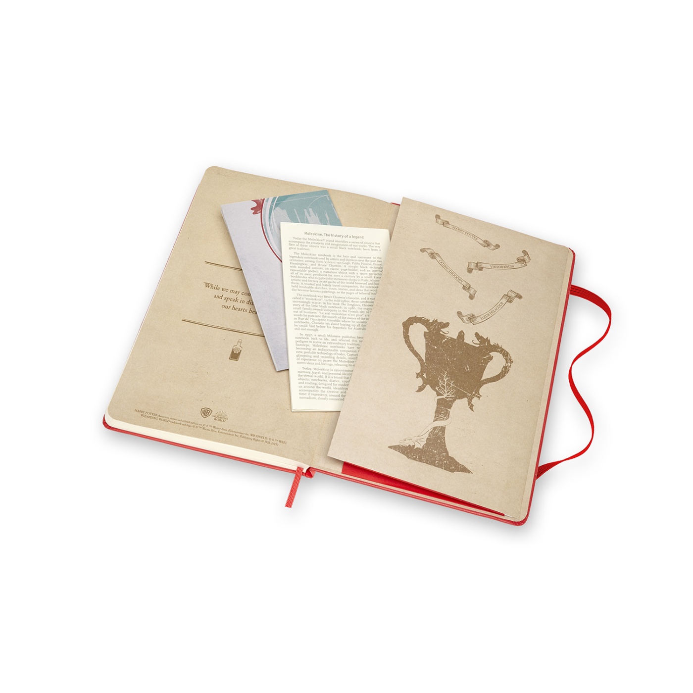 Hardcover Large Harry Potter Red i gruppen  Papir & Blokk / Skrive og ta notater / Notisbøker hos Voorcrea (100467)