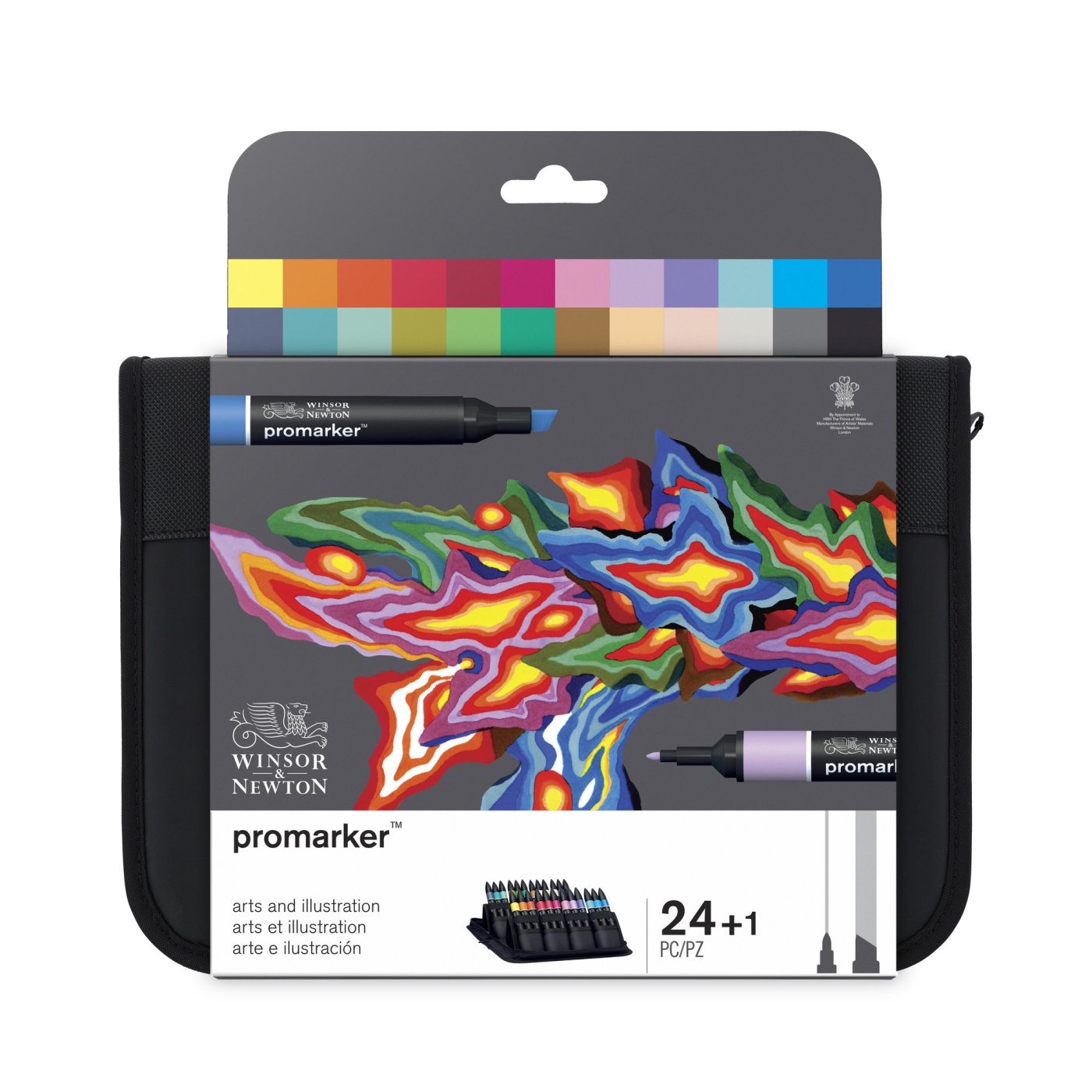 Promarker Arts & Illustration Wallet 24-set i gruppen Penner / Kunstnerpenner / Illustrasjonmarkers hos Pen Store (100563)