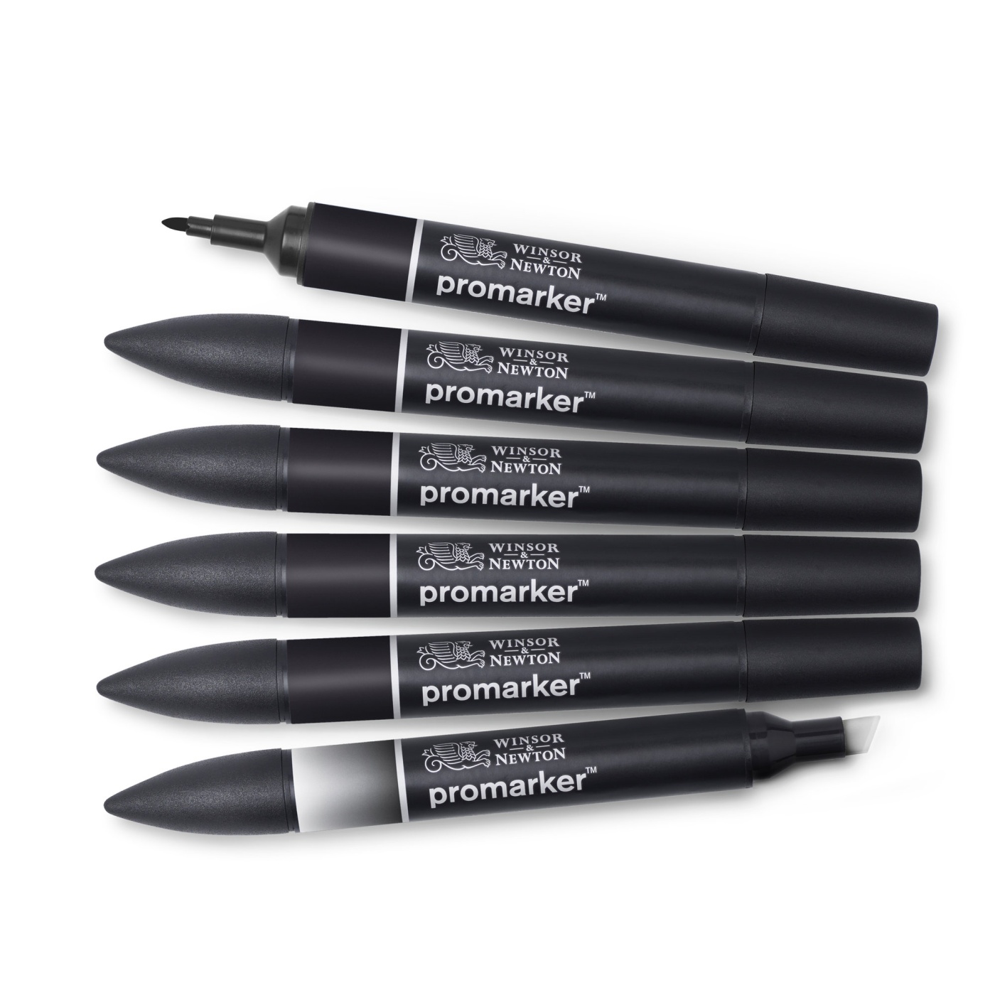 ProMarker 6-set Black & Blender i gruppen Penner / Kunstnerpenner / Tusjpenner hos Pen Store (100567)