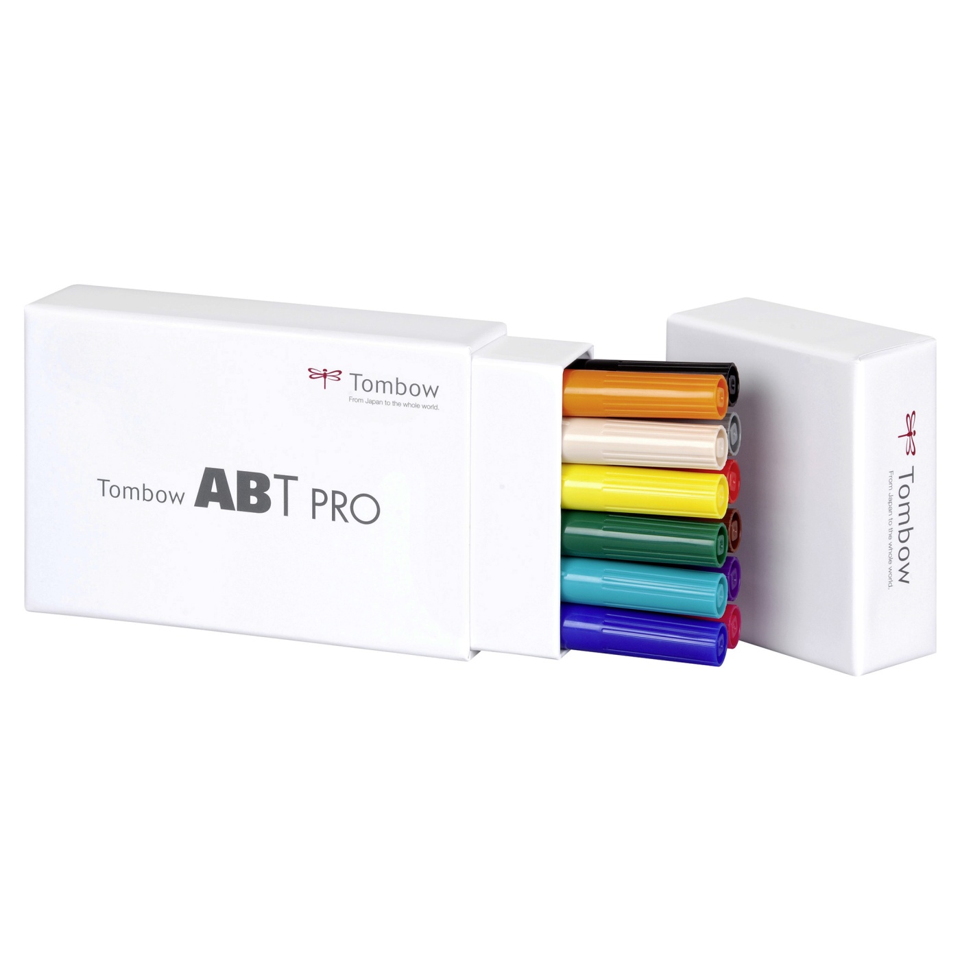 ABT PRO Dual Brush Pen 12-set Basic i gruppen Penner / Produktserie / ABT Dual Brush hos Pen Store (101254)