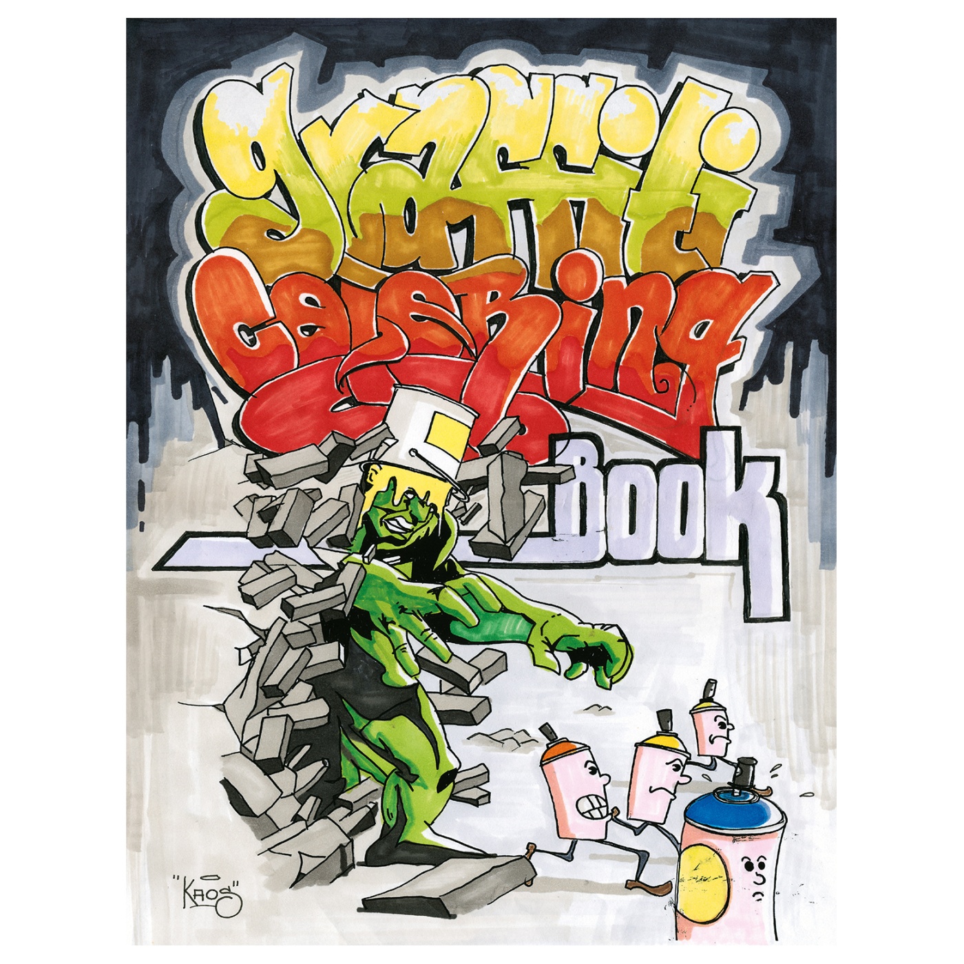 Graffiti Coloring Book i gruppen Kids / Kul og læring / Fargeleggings- og håndverksbøker hos Pen Store (101370)