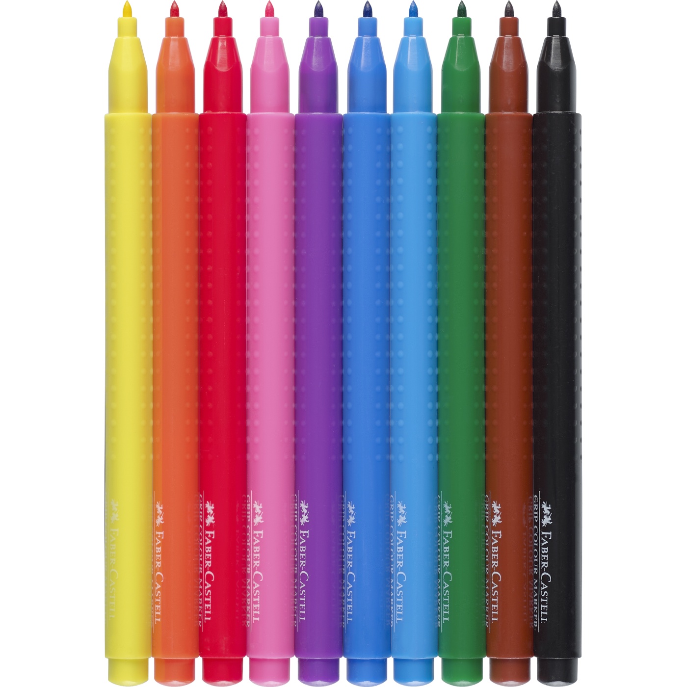 Grip Colour Markers - Set of 10 i gruppen Kids / Barnepenner / Tusjer for barn hos Pen Store (101392)