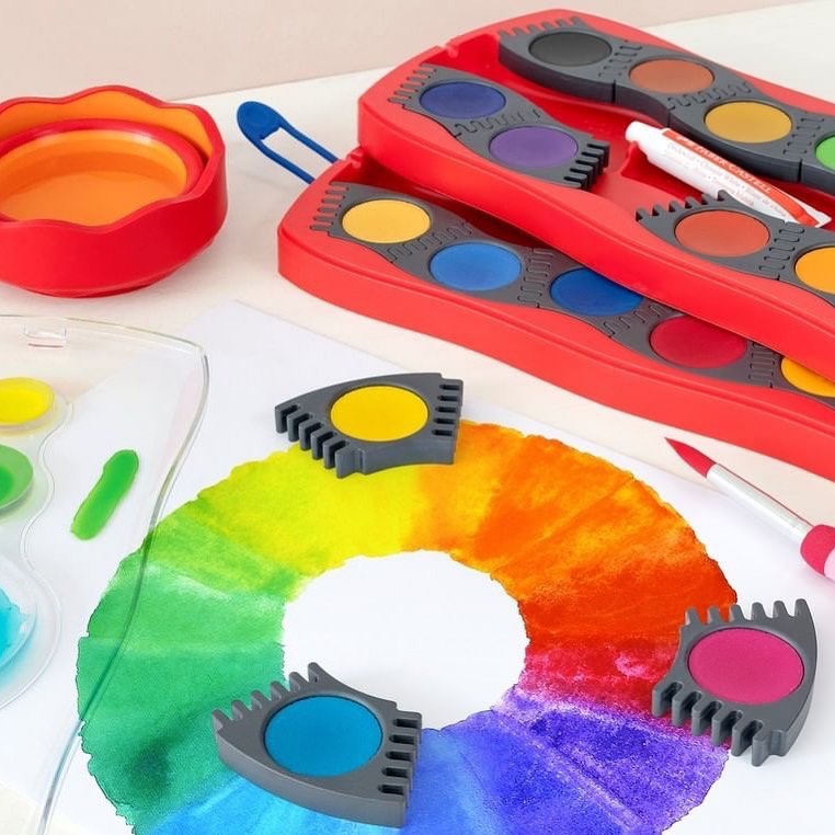 Connector akvarellmaling 24-set i gruppen Kids / Barnehåndverk og maling / Akvarell for barn hos Pen Store (101406)