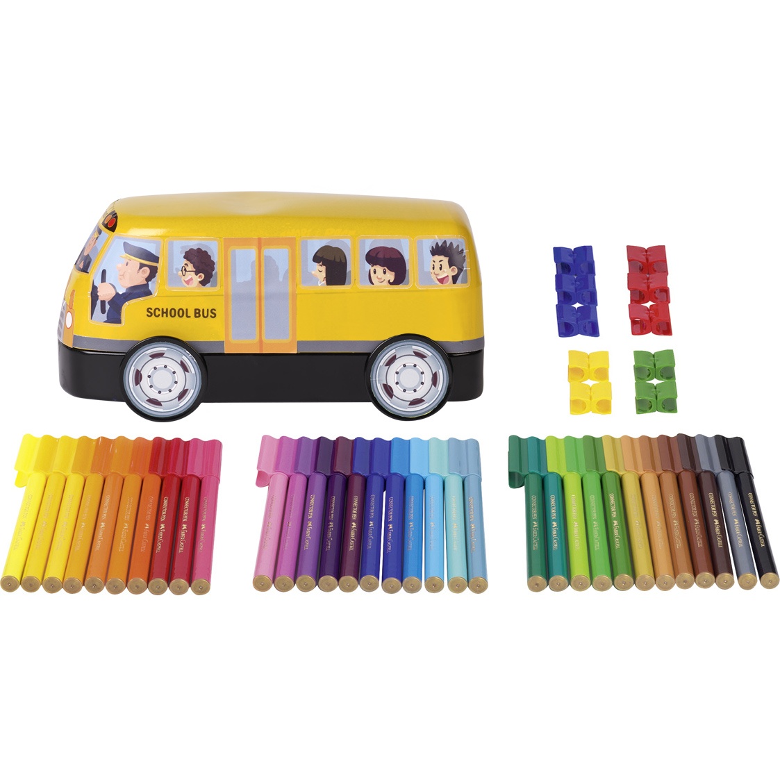 Connector Felt-tip pens School Buss - Set of 33 i gruppen Kids / Barnepenner / Tusjpenner for barn hos Pen Store (101420)