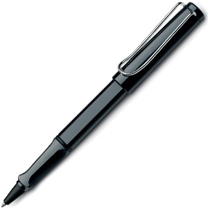 Safari Rollerball Shiny black i gruppen Penner / Fine Writing / Rollerballpenner hos Pen Store (101918)