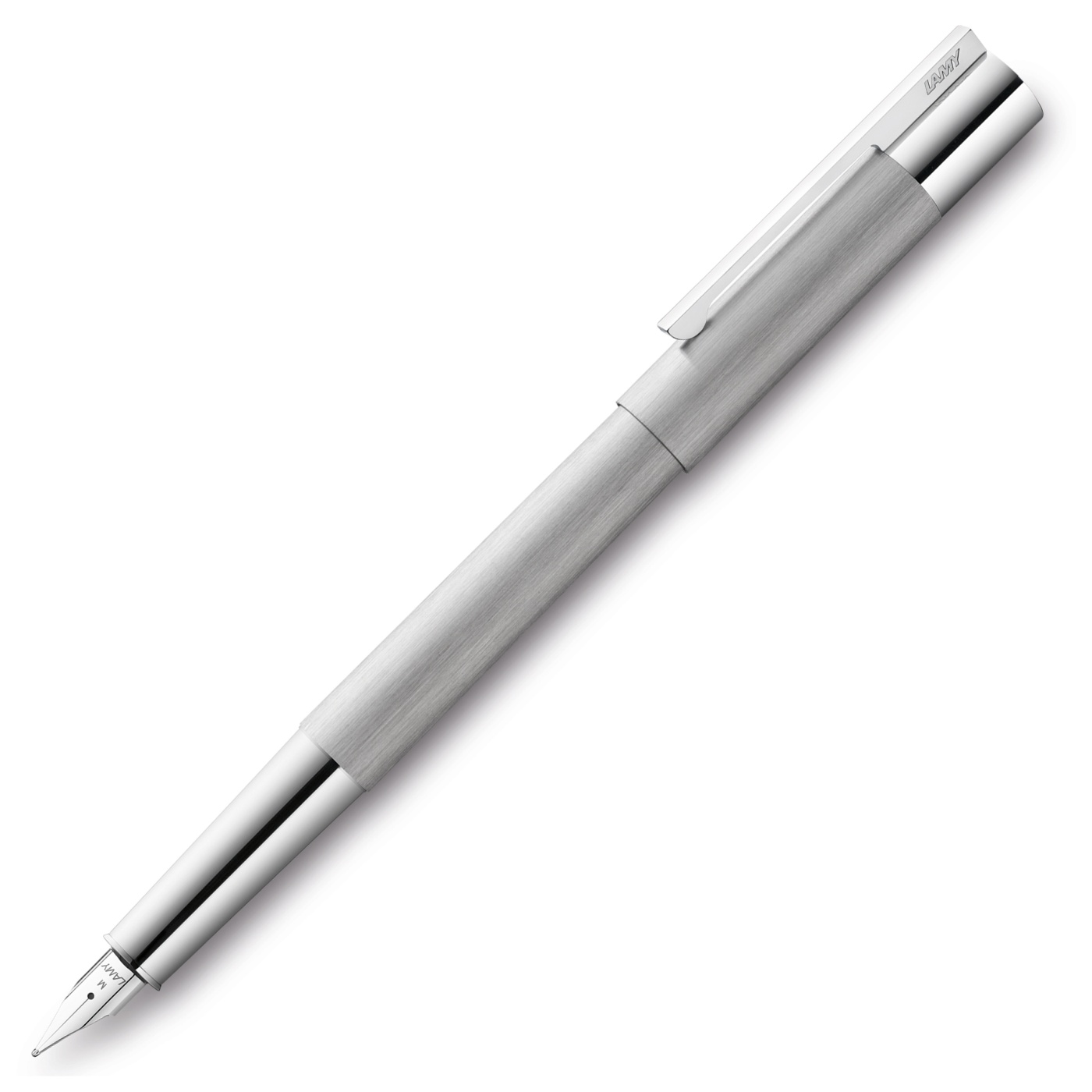 Scala Brushed Silver Fyllepenn i gruppen Penner / Fine Writing / Fyllepenner hos Pen Store (102033_r)