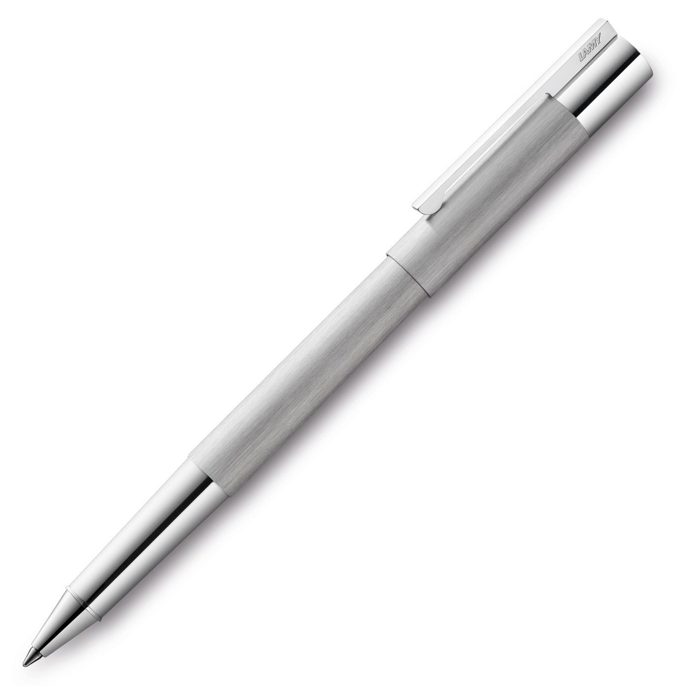 Scala Brushed Silver Rollerball Pen i gruppen Penner / Fine Writing / Rollerballpenner hos Pen Store (102038)