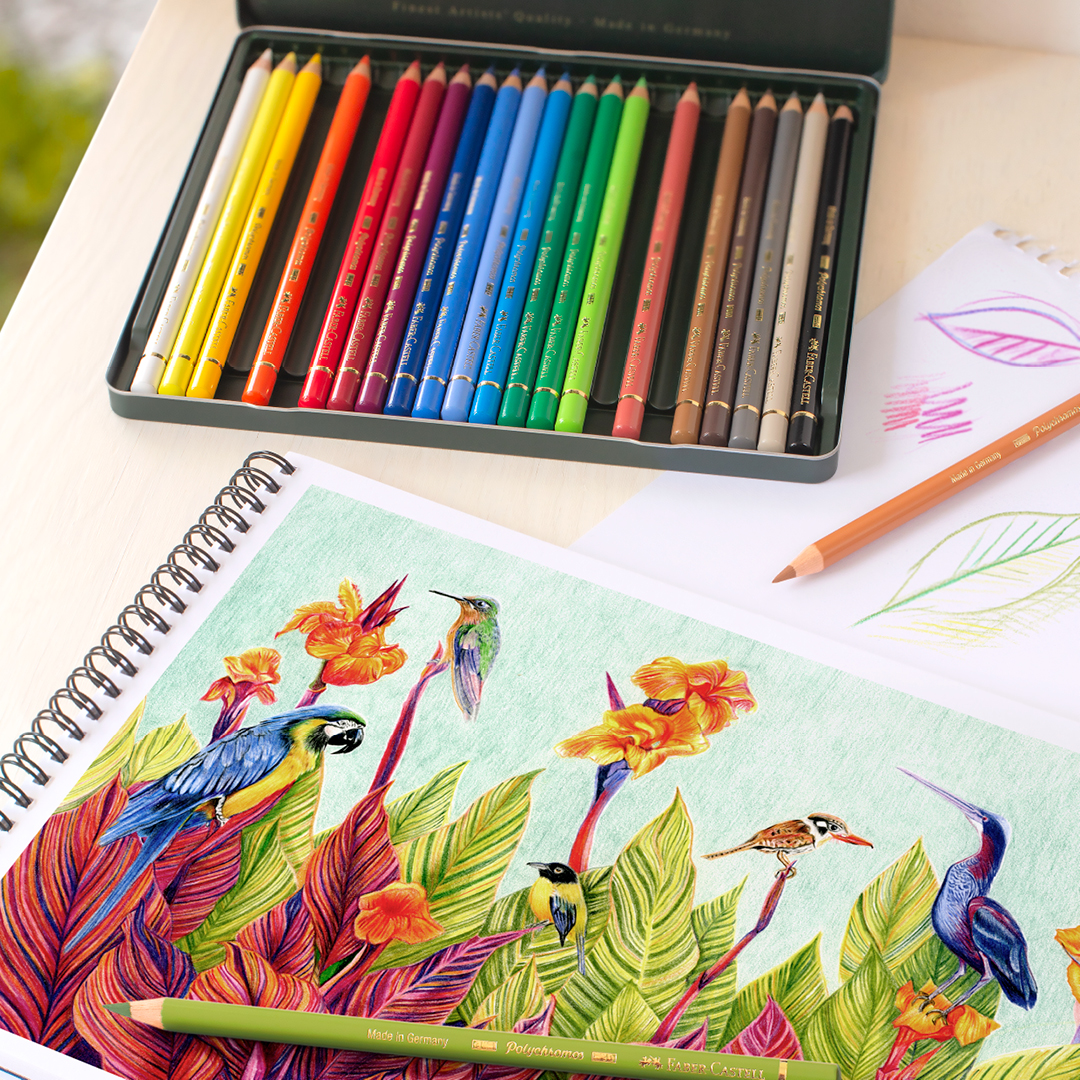 Fargeblyanter Polychromos 24-set