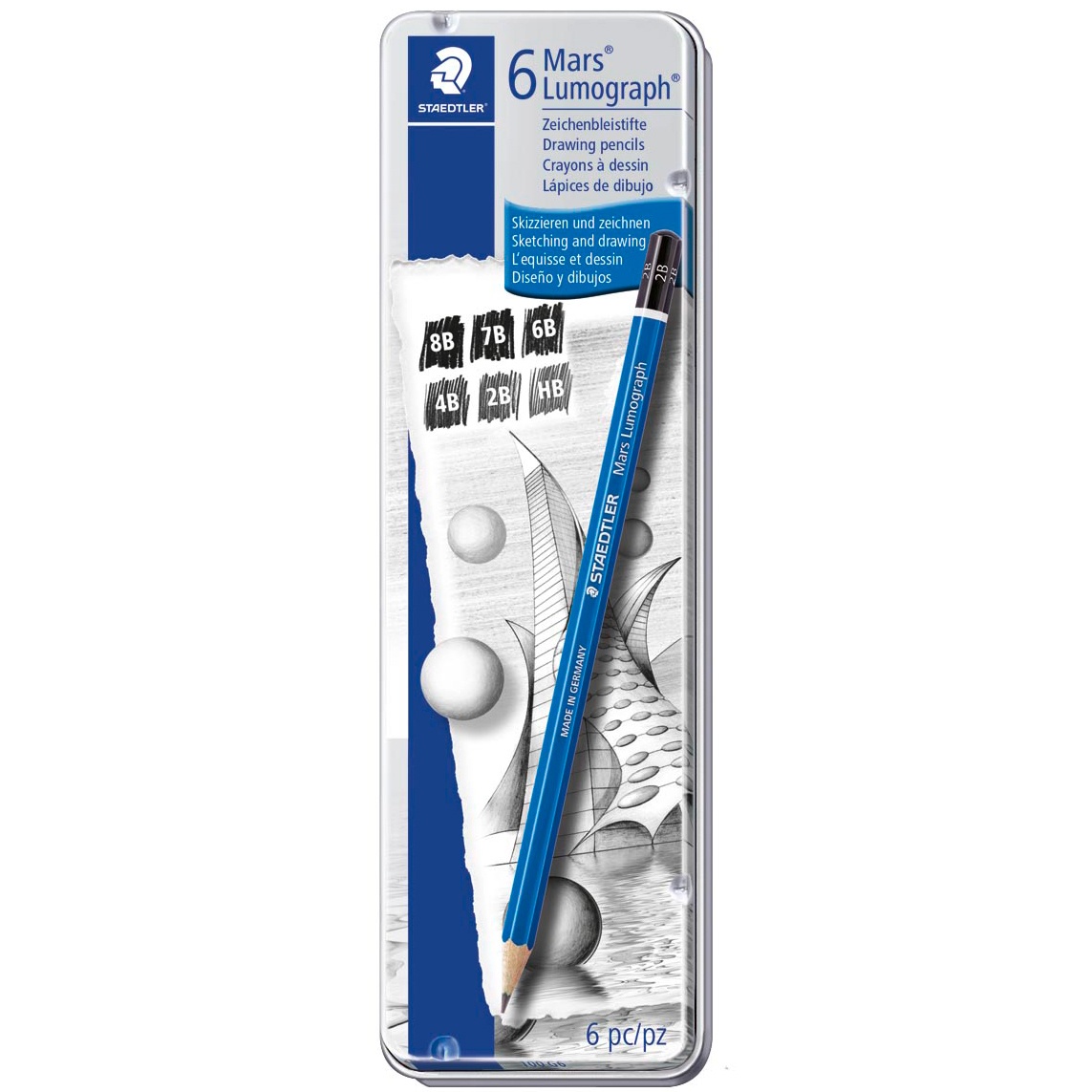 Staedtler Blyant Staedtler Lumograph (6)