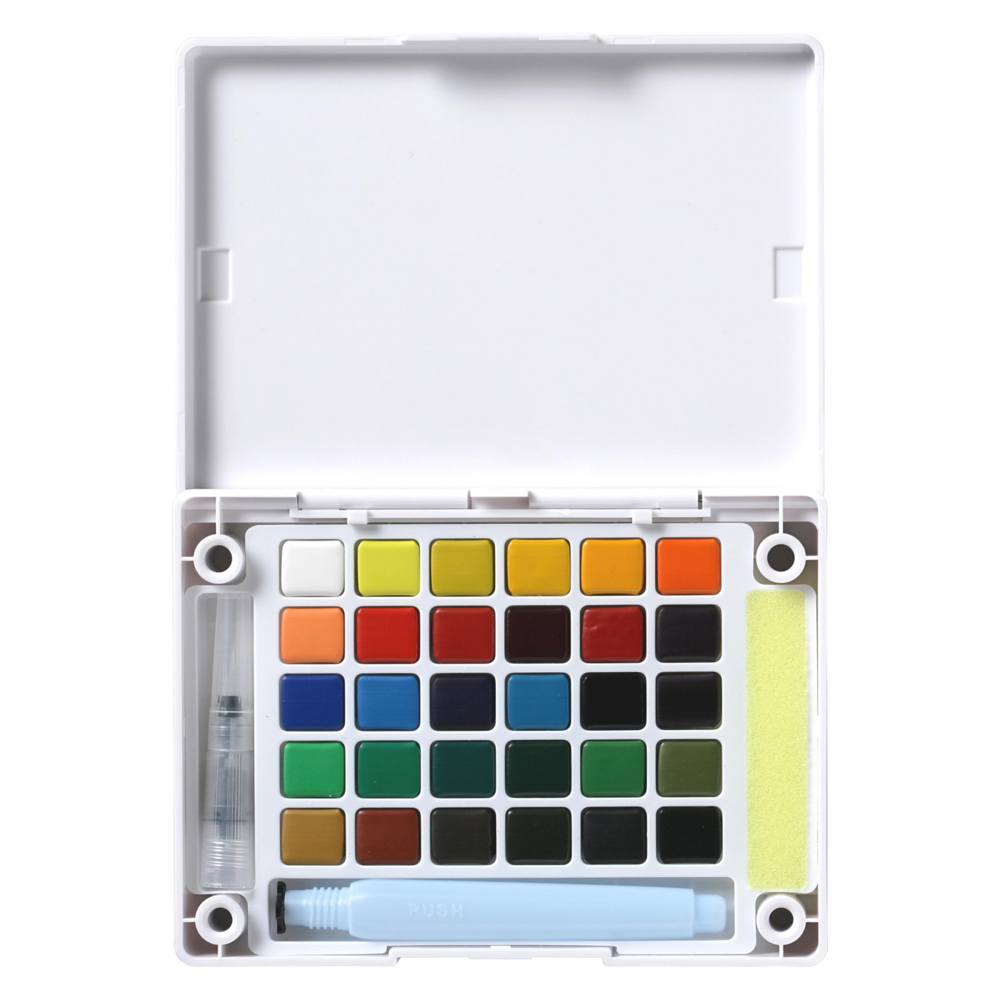 Koi Water Colors Pocket Field Sketch Box 30 + Brush i gruppen Kunstnermateriell / Farger / Akvarellmaling hos Pen Store (125615)