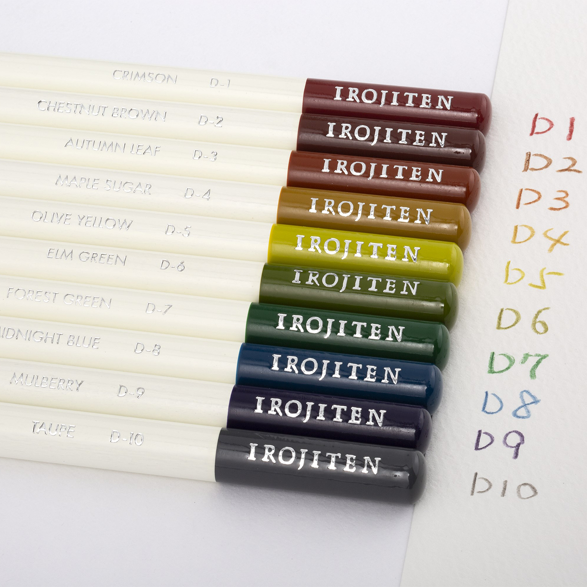 Pencil Irojiten set Rainforest i gruppen Penner / Kunstnerpenner / Fargeblyanter hos Pen Store (128101)