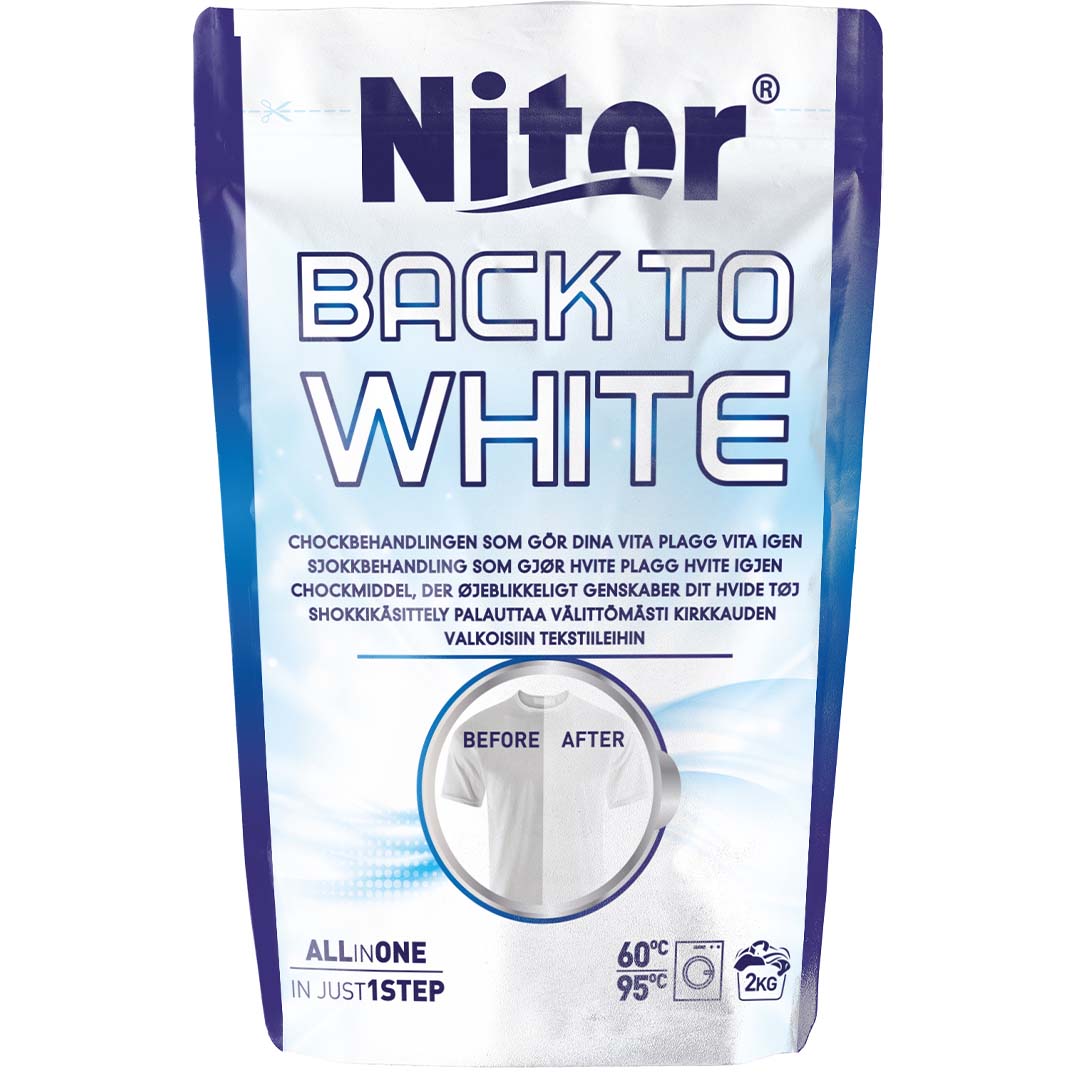 Nitor Tekstilfarge Back to White 400g