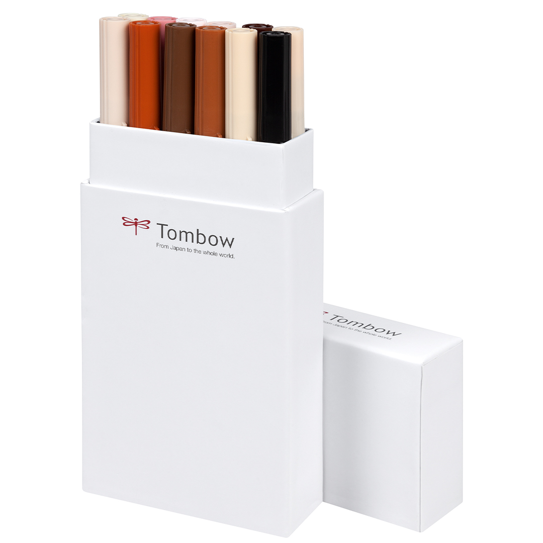 ABT Dual Brush pen 12-set Portrait