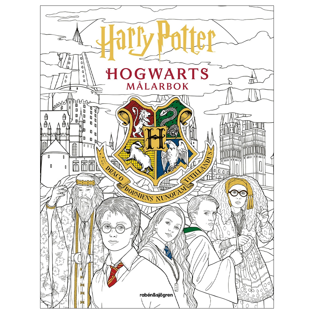 Books Harry Potter Hogwarts malebok