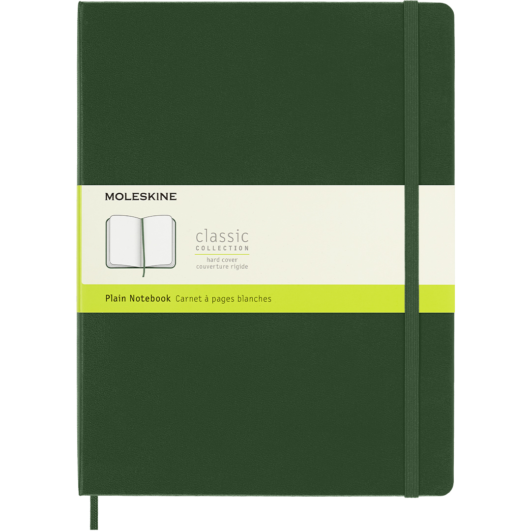 Classic Hard Cover Notebook XL Myrtle Green