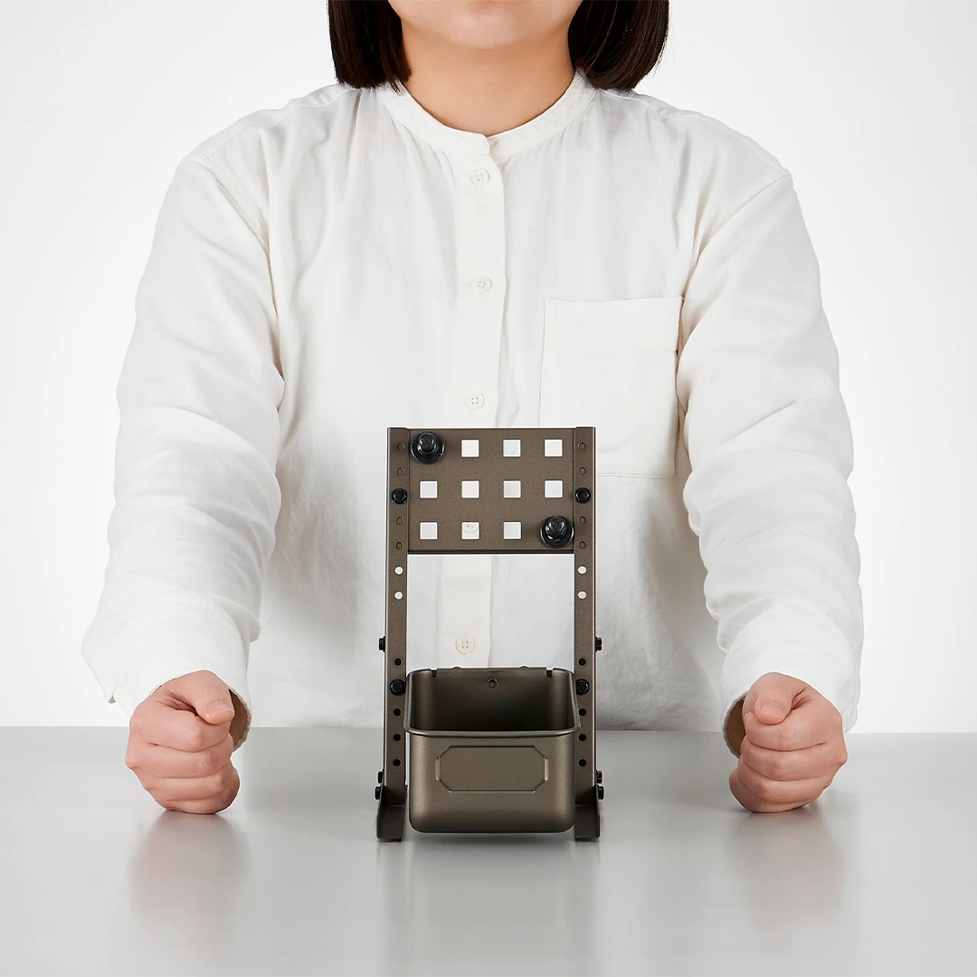 HBS130 Hand Bin Stand Titanium