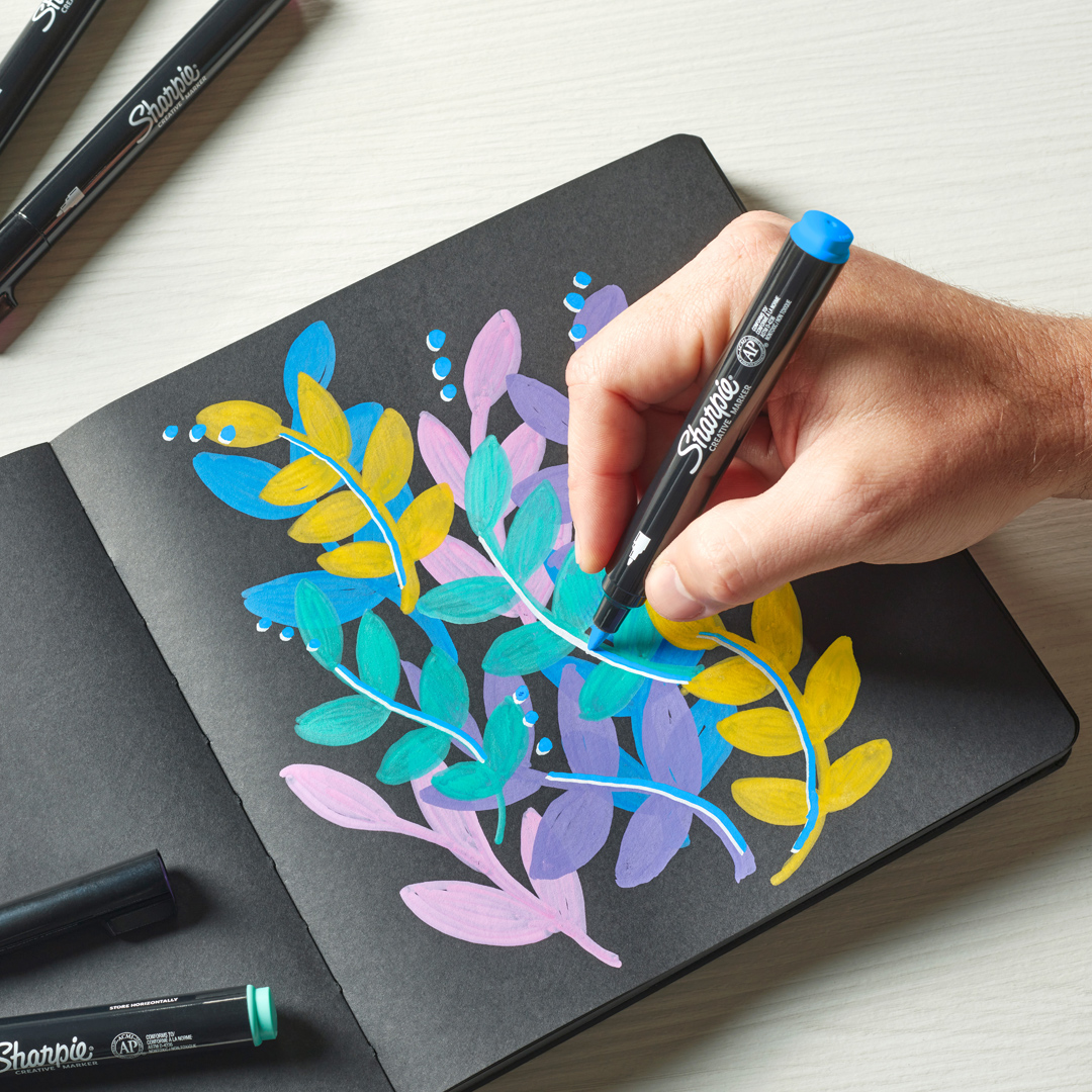 Creative Marker Bullet Tip 5‑pakke Warm Tones