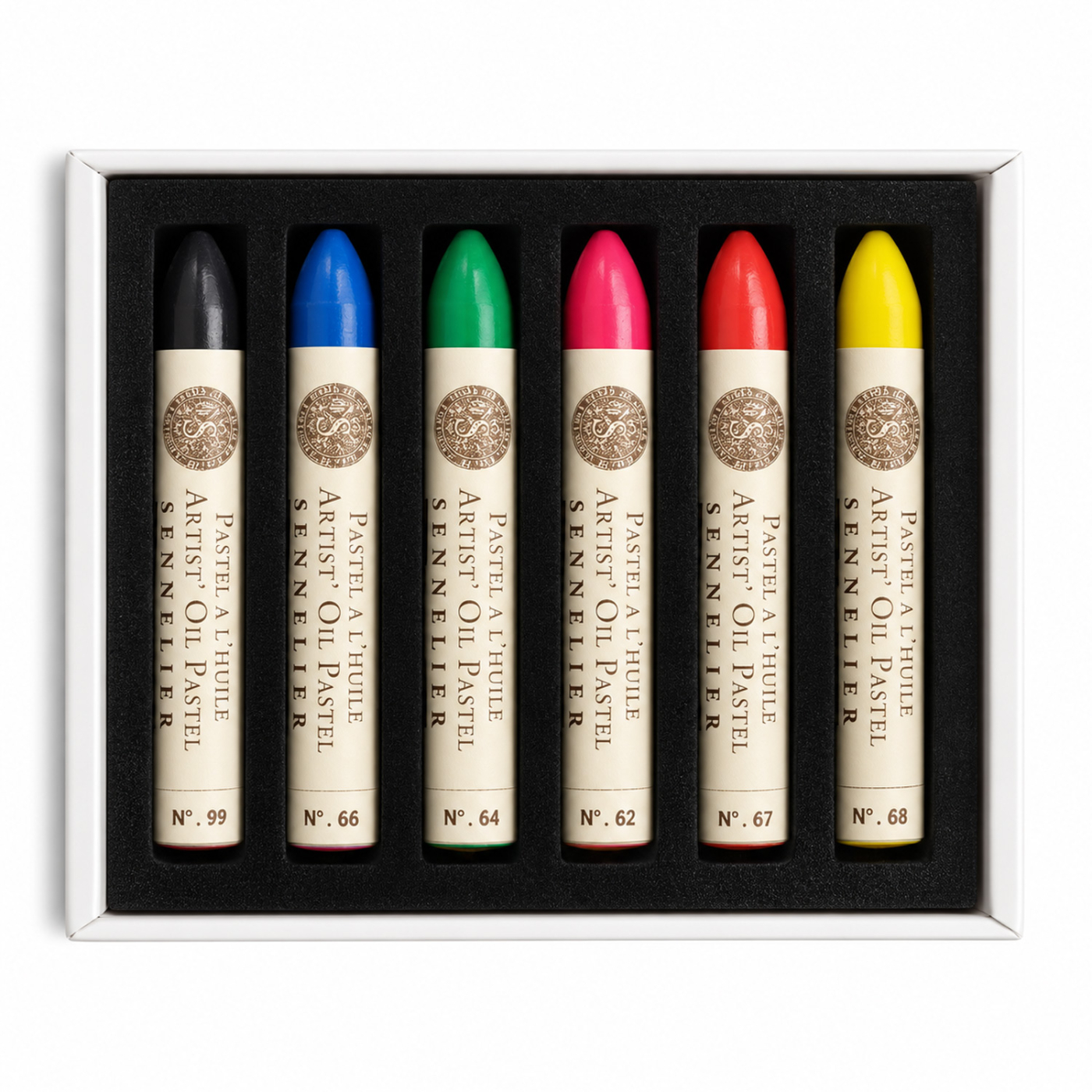 Oljepastell Fluorescent colors 5ml 6-sett
