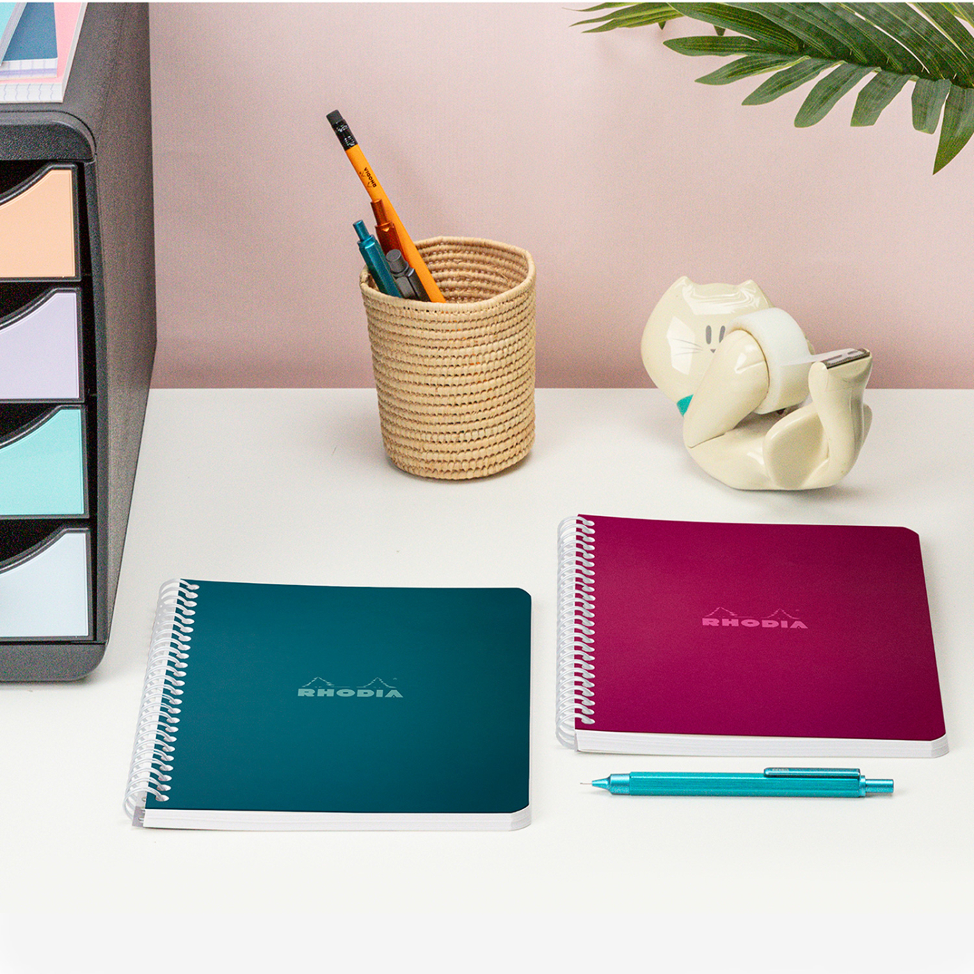 Notebook Spiral Peacock A5 Linjert