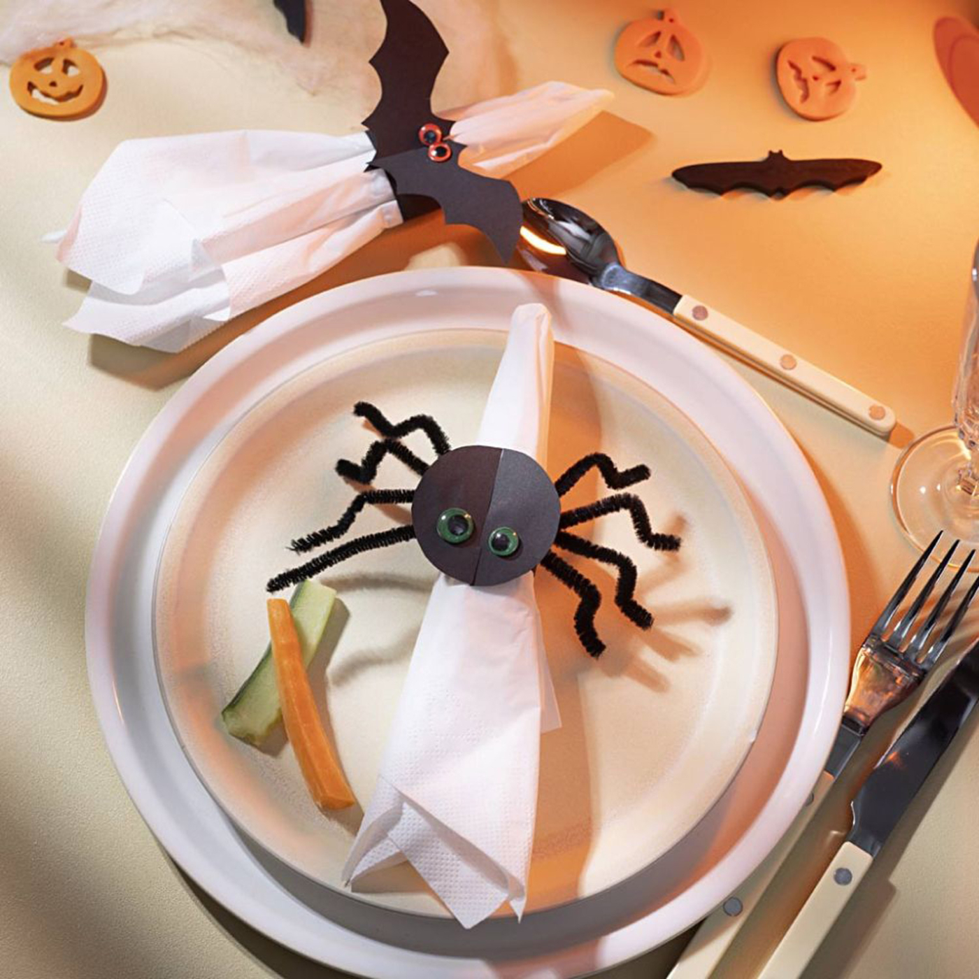 Bevegelige øyne Halloween 54-pakk selvklebende
