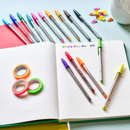Cristal Multicolor Kulepenn 15-set i gruppen Penner / Skrive / Blekkpenner hos Pen Store (100233)