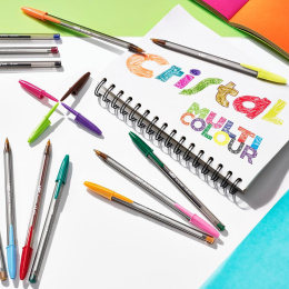 Cristal Multicolor Kulepenn 15-set i gruppen Penner / Skrive / Blekkpenner hos Pen Store (100233)