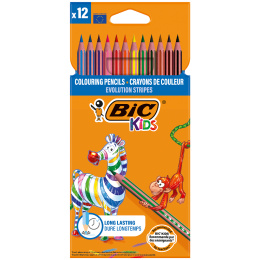 Kids Evolution Fargeblyanter 12-set i gruppen Kids / Barnepenner / Fargeblyanter for barn hos Pen Store (100244)