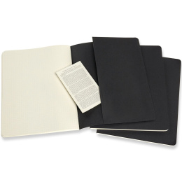 Cahier Notebook XL Black i gruppen Produktserie / Moleskine Cahier Collection hos Pen Store (100325_r)