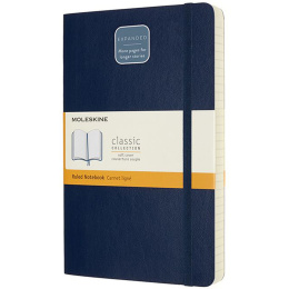 Classic Soft Cover Notebook Expanded Blue i gruppen  Papir & Blokk / Skrive og ta notater / Notatbøker hos Pen Store (100435_r)