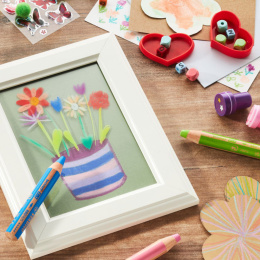 Woody 3-in-1 Coloring Pencils 10-set i gruppen Kids / Barnepenner / Fargeblyanter for barn hos Pen Store (100444)